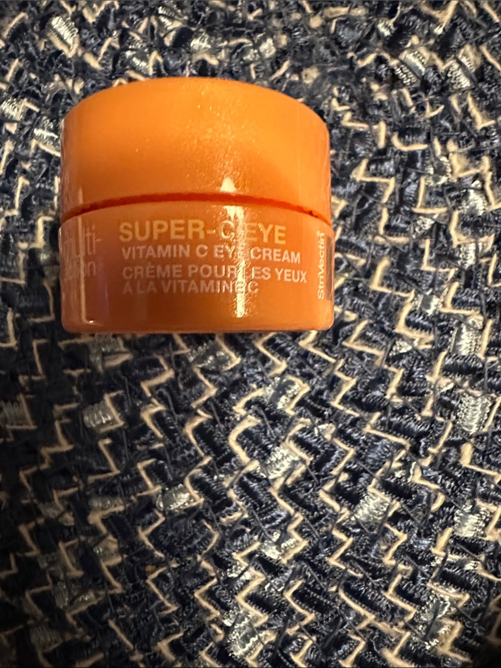 Super-Oeye Vitamin C Eye Cream - Orange Mini Jar